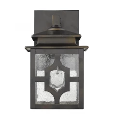 Antique Bronze Outdoor Lantern Wall Light