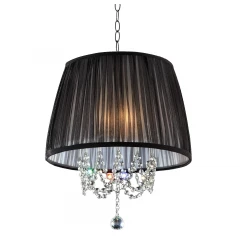 Elegant Ceiling Lamp with Crystal Accents