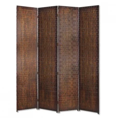 1" X 84" X 84" Brown Wood  Screen