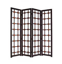 1" X 84" X 84" Brown Woood  Screen