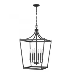 Kennedy 6-Light Matte Black Pendant