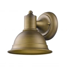 Brushed Gold Aluminum Wall Sconce
