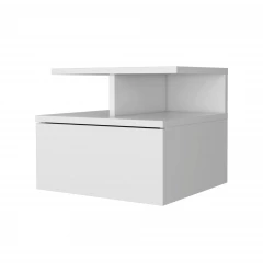 14" Rectangular One Drawer 0 With Manufactured Wood Top