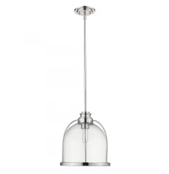 Stanton 1-Light Polished Nickel Pendant