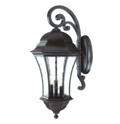 Waverly 3-Light Black Coral Wall Light