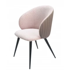 Gray Cream Contemporary Dining Chair