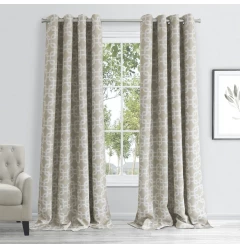 Interlock Pattern Window Curtain Panel