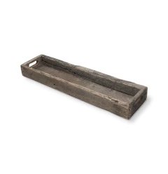 reclaimed wood grains knots highlight tray rectangular hardwood fashion accessory
