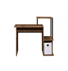 37" Brown and Black Computer Desk