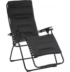 30" Black Metal Zero Gravity Chair