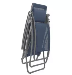 27" Blue and Gray Metal Zero Gravity Chair