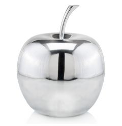 12" X 12" X 13" Buffed Extra Large Polished Apple