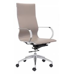 Mushroom Ergonomic Conference Room High Back Rolling Office Chair