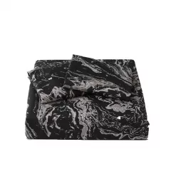 Microfiber washable duvet cover with elegant pattern design