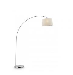 85" ADJUSTABLE ARCHED FLOOR LAMP WITH DRUM SHADE