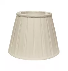 Slanted Paperback Linen Lampshade with Box Pleat