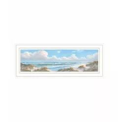 Seascape I 3 White Framed Print Wall Art