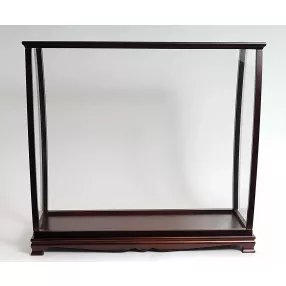 40" Dark Brown Solid Wood Frame Display Stand
