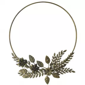1" Gold Artificial Mixed Assortment Wreath