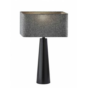 Urban Edge Black Metal Table Lamp