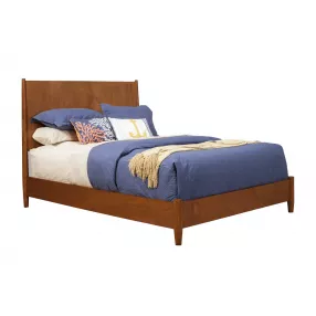 Brown Solid and Manufactured Wood California King Bed