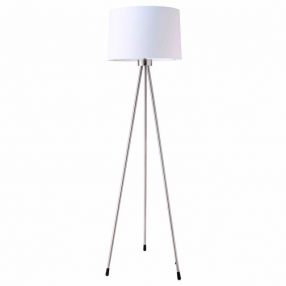 59" TRIPOD FLOOR LAMP WITH DRUM SHADE