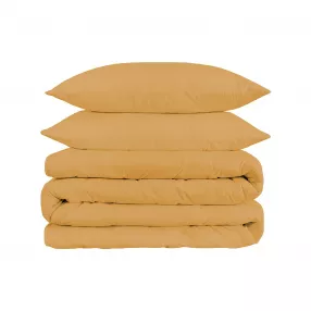 Gold King Cotton Blend 1200 Thread Count Washable Duvet Cover Set