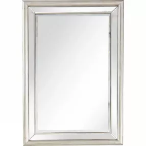 44" Silver Framed Accent Mirror