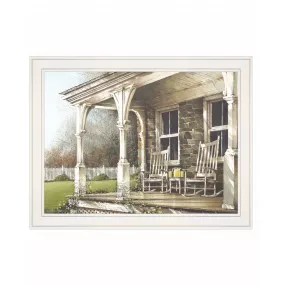 Sunday Afternoon 1 White Framed Print Wall Art