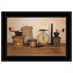 The Daily Grind 6 Black Framed Print Wall Art
