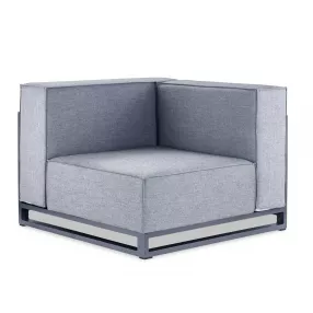41" Gray Linen Side Chair