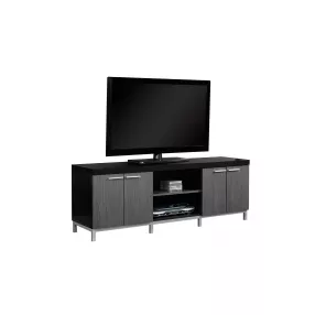 Modern board hollow core metal tv stand with shelving for home entertainment setup