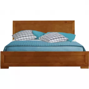 Oak Wood Twin Platform Bed
