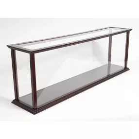 39" Dark Brown Glass Standard Display Stand