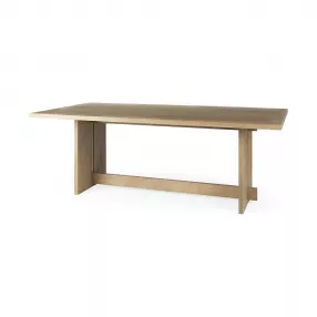 Light Natural Modern Rustic Wooden Dining Table