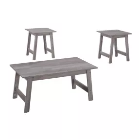 Grey Table Set - 3Pcs Set
