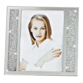 Silver Crystalized Picture Frame