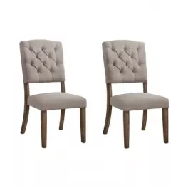 Cream linen weathered oak side chair with armrests and hardwood construction for comfort and durability