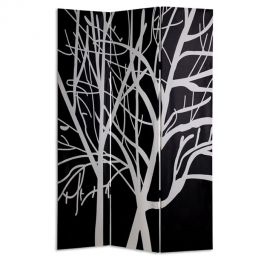 1" X 48" X 72" Multi Color Wood Canvas Tranquillity Screen