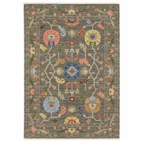loom stain resistant area rug fringe rectangle pattern creative arts illustration