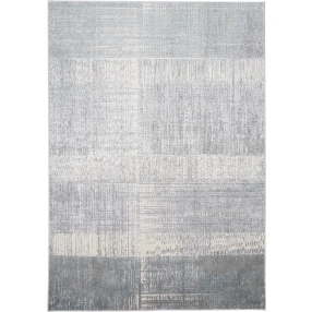 white gray blue abstract area rug with beige and grey pattern