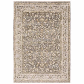 machine woven oriental indoor area rug brown beige rectangle pattern