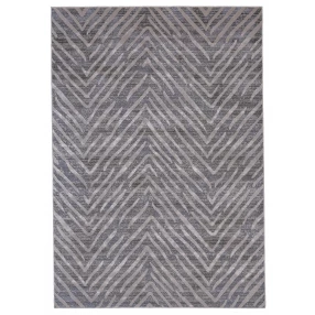gray abstract area rug with brown beige and grey pattern
