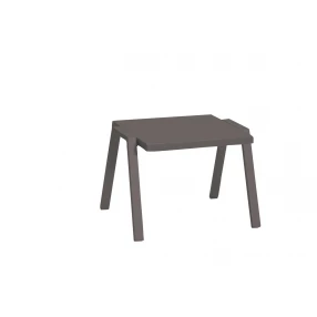 16" Taupe Aluminum End Table