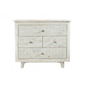 White four drawer nightstand with chest of drawers and cabinetry design in furniture category