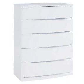 32" Exquisite White High Gloss Chest