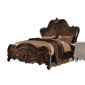 King brown bed with elegant design for modern bedroom decor