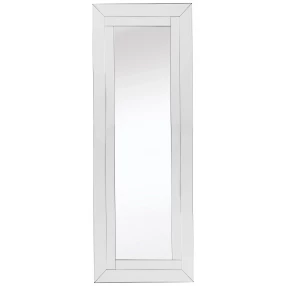 48" Clear Glass Framed Full Length Hanging Mirror