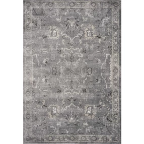 polypropylene grey area rug with rectangle pattern and concrete texture