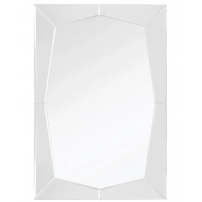 36" Clear Glass Framed Accent Mirror